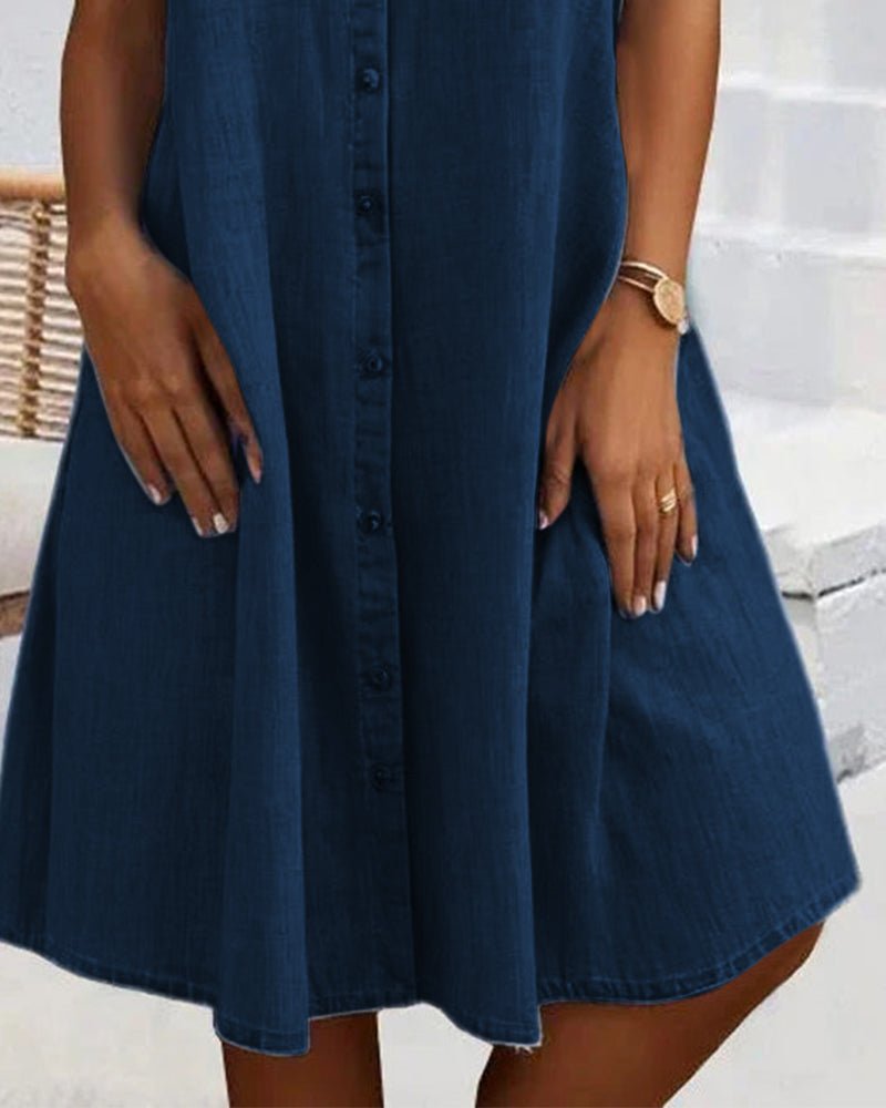 Kaylie | Chic Buttoned Dress