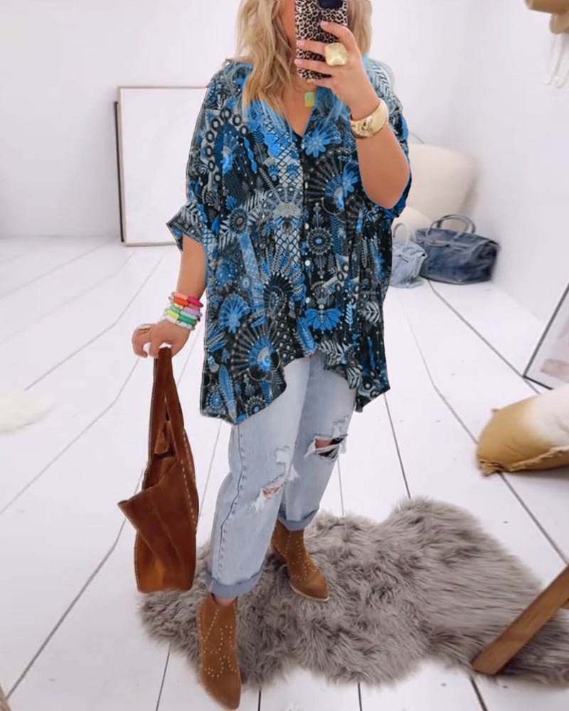 Linda | Chic Printed Blouse