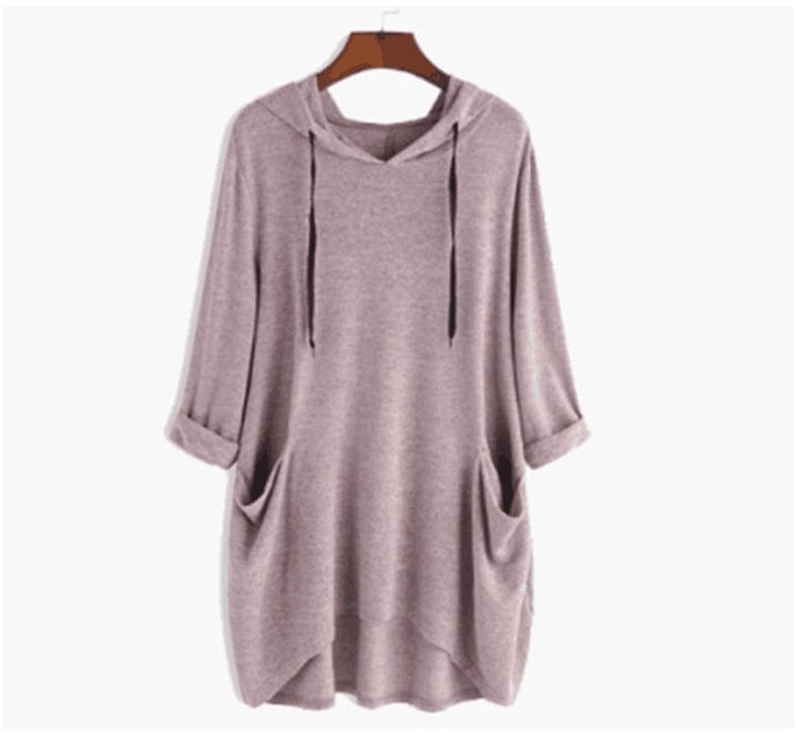 Lyn | Elegant Draped Sweatshirt