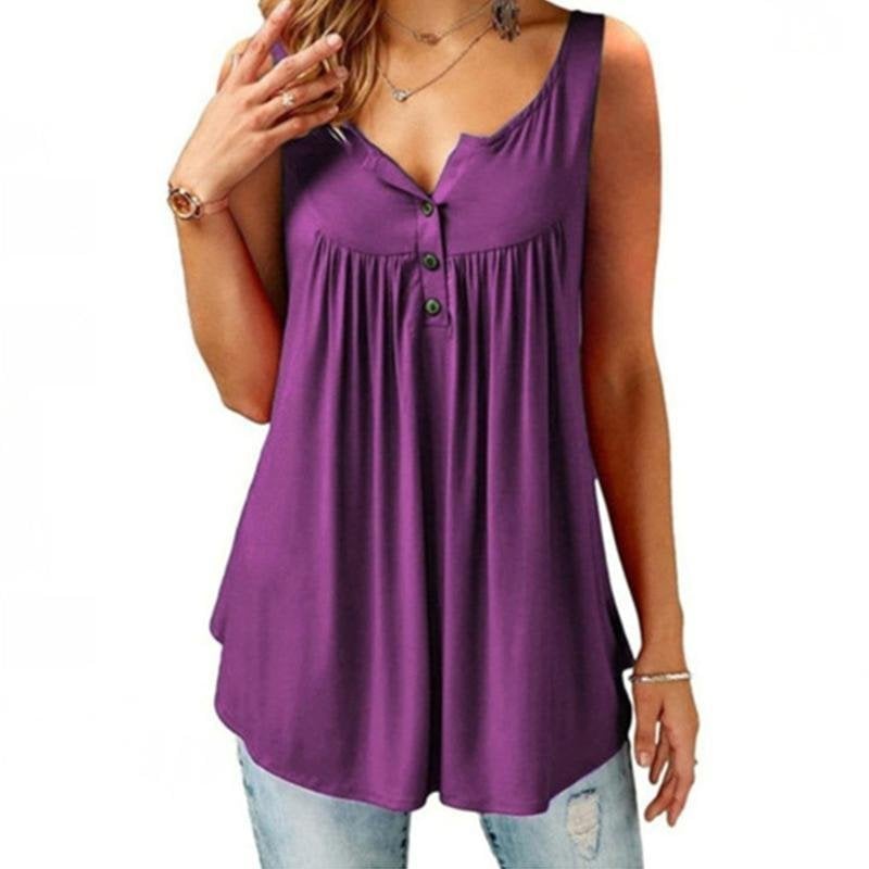 Jilly | Effortless Button Tank