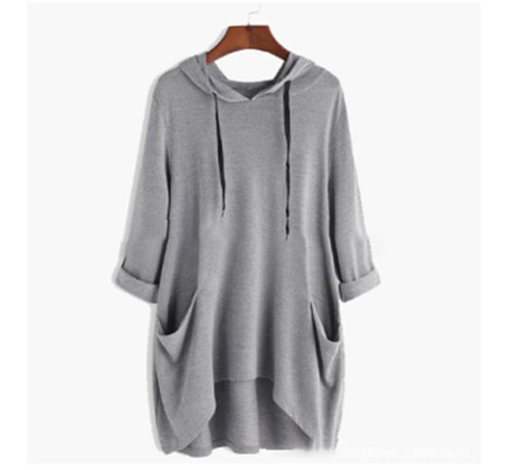 Lyn | Elegant Draped Sweatshirt