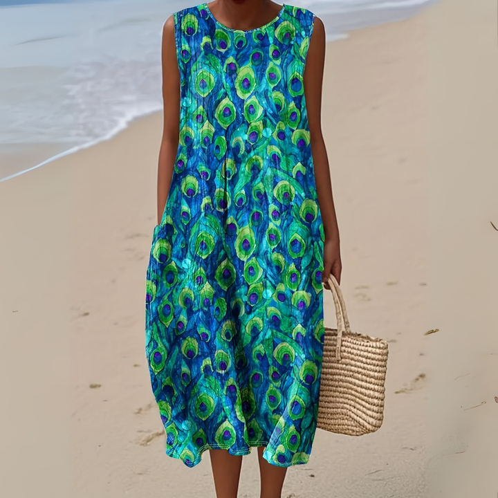 Daniela | Peacock Dream Dress