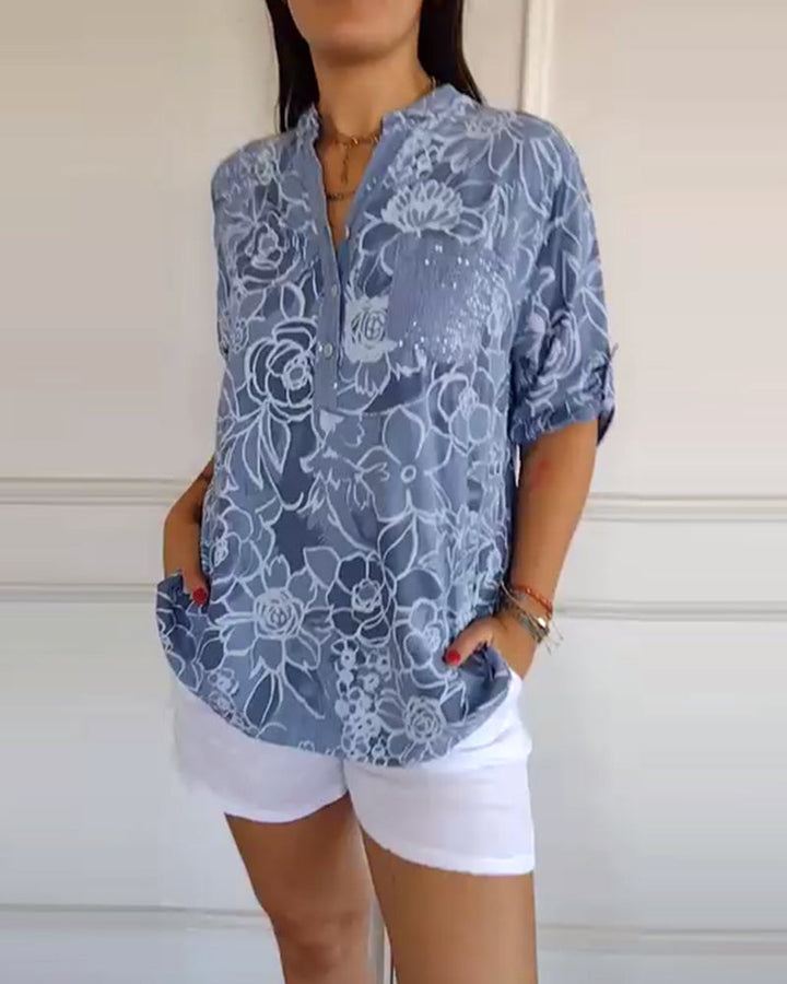 Sade | Elegant Bloom Blouse