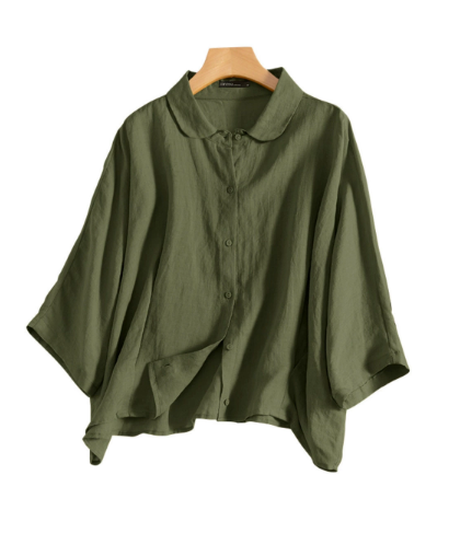 Lineth | Casual Buttoned Blouse